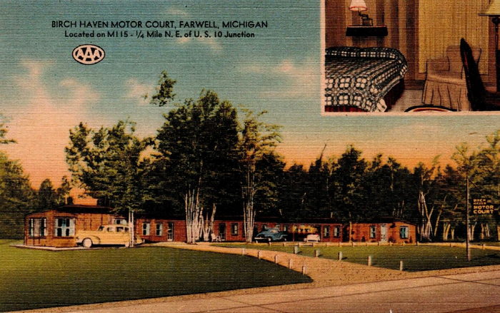 Birch Haven Motel - Vintage Postcard (newer photo)